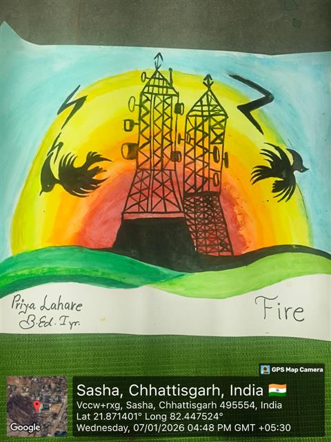 Painting competition 'Technology vs. Nature'